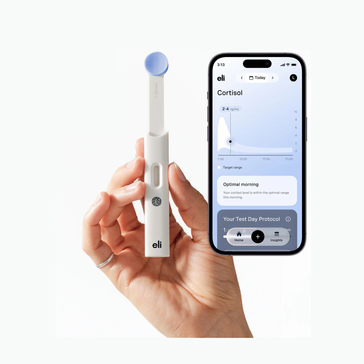 Устройство для мониторинга уровня гормонов Eli Health Hormomete Instant Cortisol Test